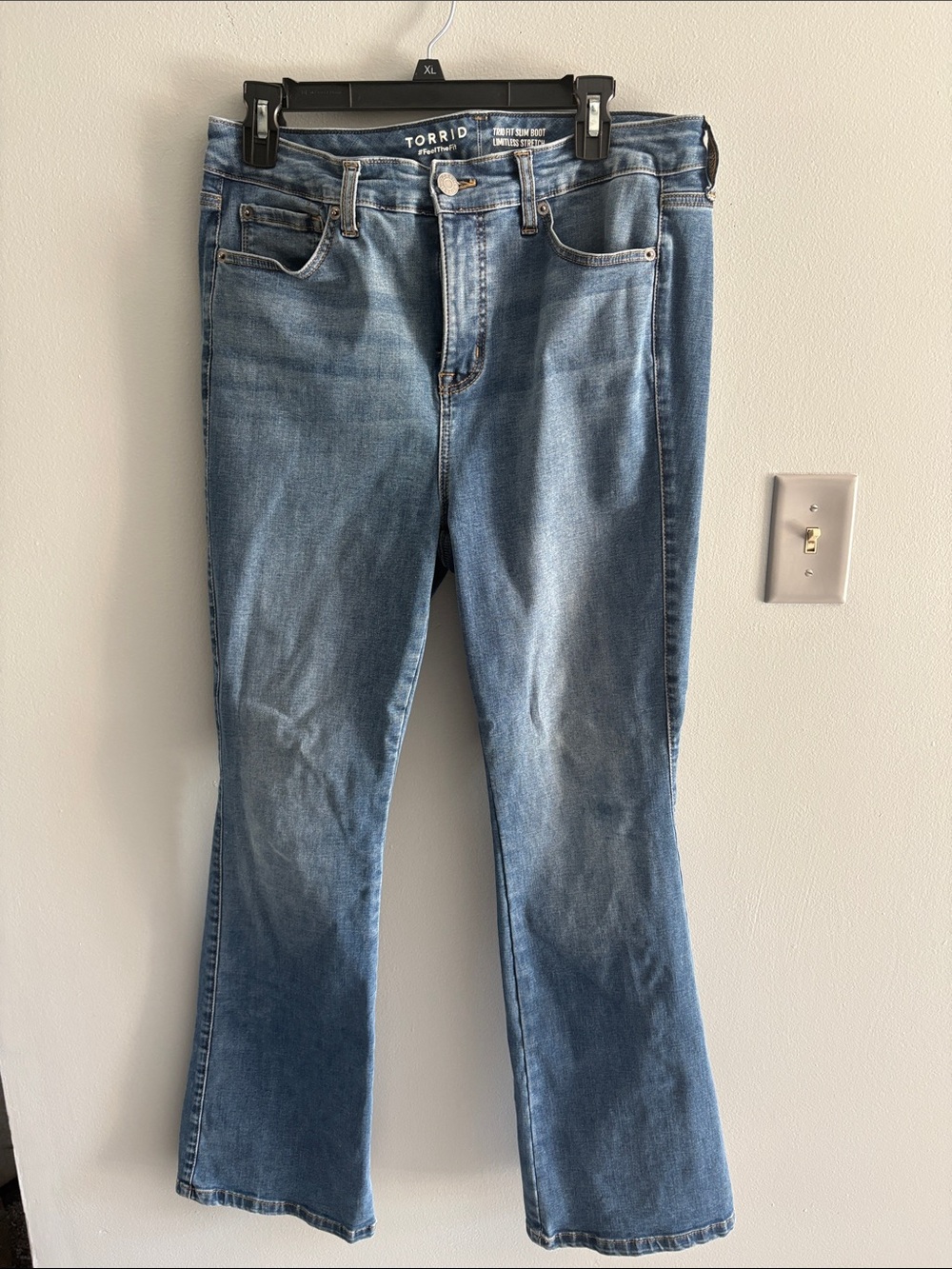 torrid Light Blue Flare Denim Jeans